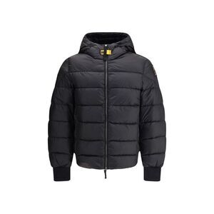 Parajumpers Black Polyamide Jacket Men's Coat